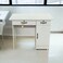 White wooden desk - 100 x 60 x 80 cm