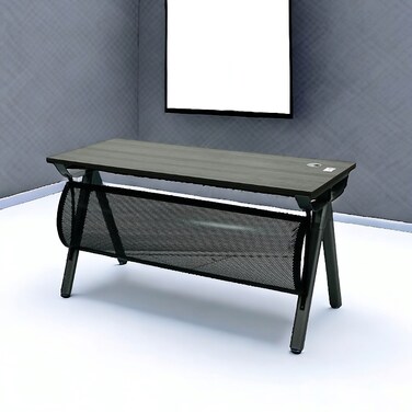 مكتب خشب بنى غامق 140×60×75 سم