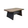 Brown wooden desk 240 x 120 x 75 cm