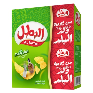 Al Batal, Chips Salt Vinegar 23g x12
