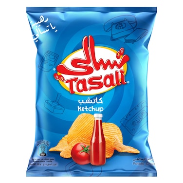 Tasali Potato Chips, Ketchup Flavor, 25g