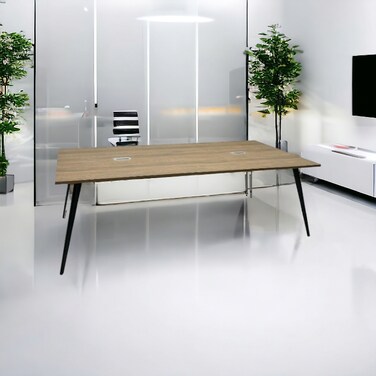 Wooden conference table 120x240 cm