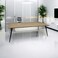 Wooden conference table 120x240 cm