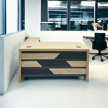 مكتب خشب 160×80×75 سم