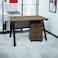 Wooden desk, size 120 cm, brown
