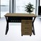 Wooden desk, size 120 cm, brown