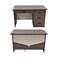 Brown wood desk 120-60-75 cm