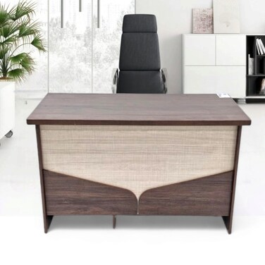 Brown wood desk 120-60-75 cm