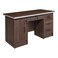 Dark brown wood desk, 160 x 80 x 75 cm