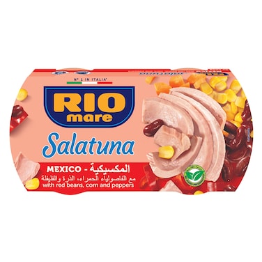 Rio Mare Salatuna Mexico Recipe Vegetables &amp; Salad (2x160g)