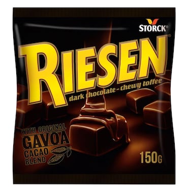 Storck Riesen Dark Chocolate Chewy Toffee 150g