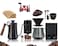 V60 Drip Set 10-Piece Drip Coffee Maker Set V60 Size 02 With automatic coffee grinder