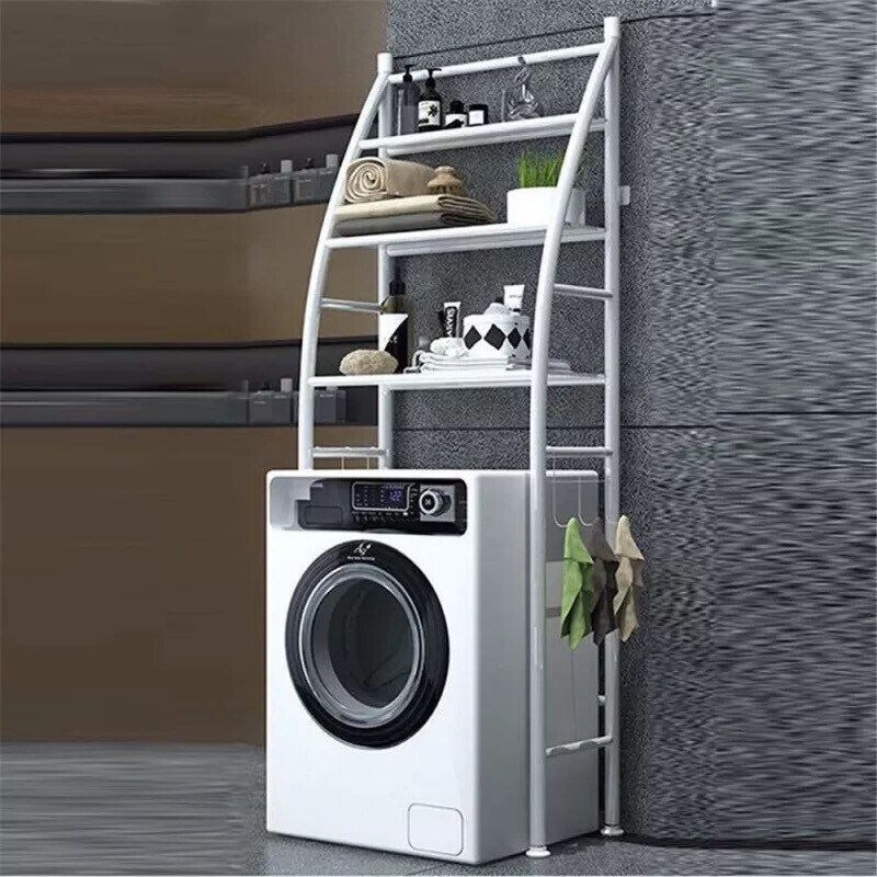 Tw106 Washing Machine Rack Buy 1st Bathroom Storage Rack Placed Above The Washing Machine, White ...