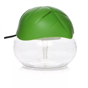 1st Electric Air Humidifier And Sterilizer With A Leaf-Shaped Design - Green