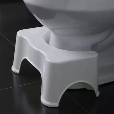 مسند لرفع القدمين للمرحاض ابيض