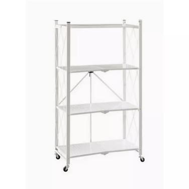1st Kitchen Storage Shelves With Wheels In Multiple Sizes - White