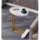 1st Modern Scandinavian Coffee Table White/Gold From First