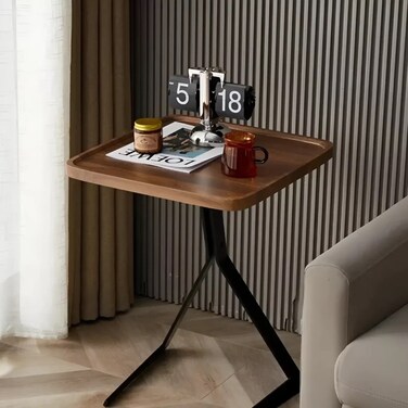 1st First Brown/Black Side Coffee Table