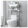 1st Over Toilet Storage Shelf With Storage Drawers - Stainless Steel