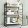 1st Wooden Adjustable 3 Tier Desk Organizer Rack With Iron Frame