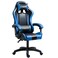 1st Comfortable Adjustable Black/Blue Gaming Chair With Steel Frame