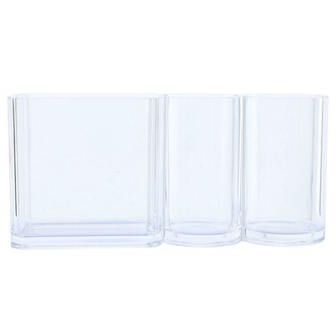 منظم اكرلك شفاف بخانات عدد 3