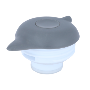 غطاء ترمس بطريق رمادي