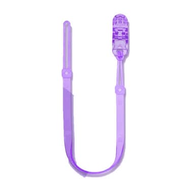 Luqu Pacifier Holder Silicone-Purple