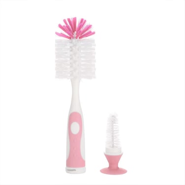 Luqu Bottle &amp; Nipple Cleaning Brush-Pink