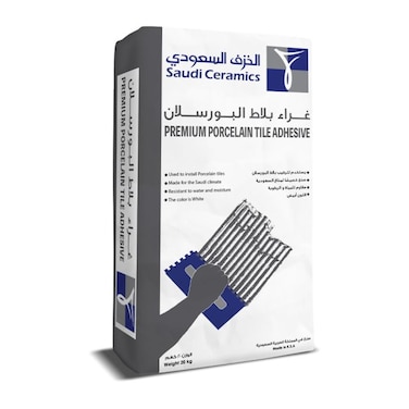 Saudi Ceramics SCC Premium Porcelain Tile Adhesive 20 Kg