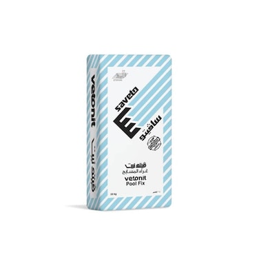 سافيتو فيكس بلاط حمام السباحة 25 كجم/كيس، الفن رقم 50231، أبيض