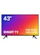 سرين تلفزيون ذكي بشاشة 43 بوصة، يعمل بنظام أندرويد 14 - دقة عالية كاملة (1920×1080)، تصميم نحيف بدون إطار، منافذ HDMI وUSB، ذاكرة رام 1 جيجابايت + سعة تخزين 8 جيجابايت، طراز SRET-43S1
