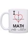 ThisWear Funny Math Mug I Love Math Heart Graph Calculus Algebra Mathematics Gift Coffee Mug Tea Cu