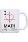 ThisWear Funny Math Mug I Love Math Heart Graph Calculus Algebra Mathematics Gift Coffee Mug Tea Cu