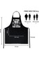 Funny Birthday Apron Gift for Men &ndash; Chef Apron with 3 Pockets for BBQ, Cooking &amp; Kitchen Use &ndash; Grea