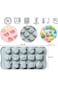 2 Pieces Silicone Baking Mold, Non-stick Chocolate Silicone Mold for Cake Cookies Candy Jelly Ice T
