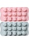 2 Pieces Silicone Baking Mold, Non-stick Chocolate Silicone Mold for Cake Cookies Candy Jelly Ice T
