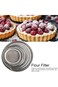 Stainless Steel Baking Flour Strainer Set 5 Sizes   Round Fine Mesh Strainer   Baking Sieve Straine
