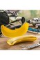 Plasticforte Yellow Plastic Banana Guard &ndash; BPA Free Banana Saver, Made in Spain, Dimensions: 5 x 13