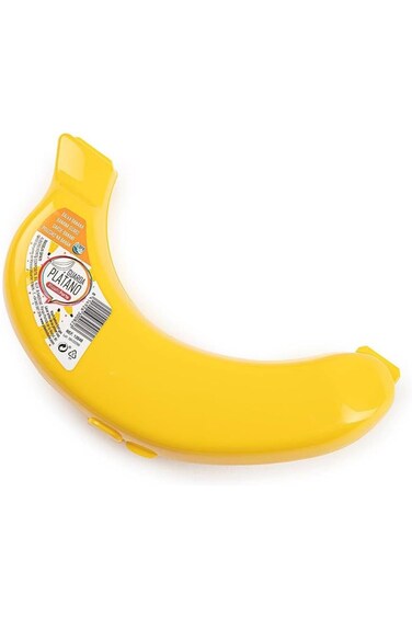 Plasticforte Yellow Plastic Banana Guard &ndash; BPA Free Banana Saver, Made in Spain, Dimensions: 5 x 13
