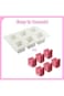 Aputue Chocolate Mold, 6 Cavity Magic Ball Silicone Tray, Perfect for Cake, Candy, Pudding, Mini So