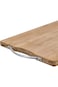 Royalford Organic Bamboo Cutting Board, RF10238 Strong Metal Handle Durable &amp; Lightweight Antibacte
