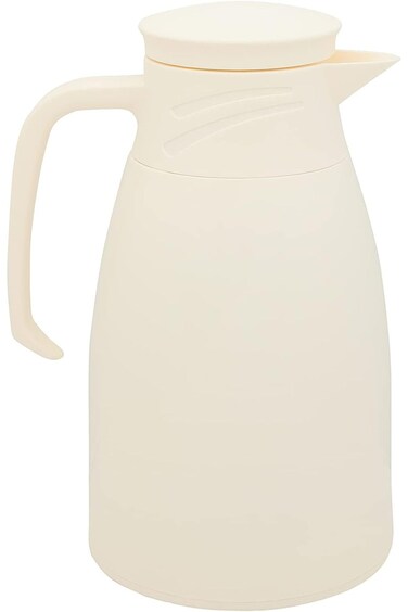 Electus Hot And Cold Vacuum Flask, Thermos Flask, 1 Ltr, Beige