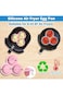 Erweicet 2Pcs Silicone Molds Round 4Inch Cake Molds Air Fryer Egg Pan Cylindrical Shapes DIY Rainbo