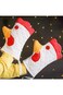 Tazweeq Oven Mitts, Washable Cute Oven Mitts, Oven Mits/Glove Set, Printed Rooster Heat Resistant O