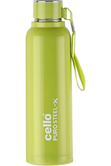 زجاجة تشيلو بورو ستيل-إكس بنز 900   مانعة للتسرب   فتحة واسعة وسهلة الفتح   طبقة داخلية من الفولاذ معزولة