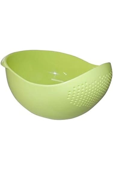 MasterChinese Japanese Design 4.2Qt (4L) Rice Washer Strainer Colanders for Cleaning Vegetable, Fru