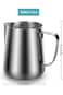 Proxima Direct Milk Frother Jug 350ml/12oz 304 Stainless Steel Frothing Pitcher Steaming Measuremen
