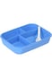Royalford Air Tight Lunch Box Blue, Multi