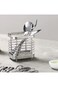 SupWolf Kitchen Utensil Holder， Stainless Steel Storage Cooking Silverware Caddy，Kitchen Utensil Dr